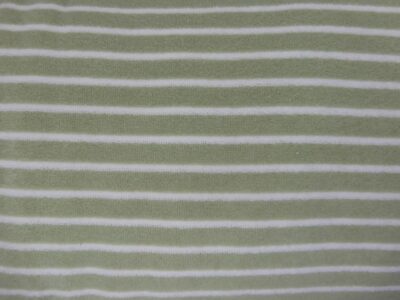 TOWELING YARN DYED STRIPES - MINT / OFF WHITE
