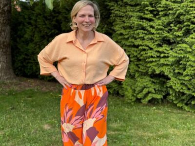 Kiki broek en blouse voor dames & tieners – papieren naaipatroon